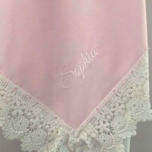 Classic Pink Lace Swaddle Wrap