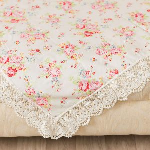 White Sugar Rose Lace Swaddle Wrap