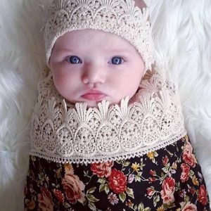 Night Garden Lace Swaddle Wrap